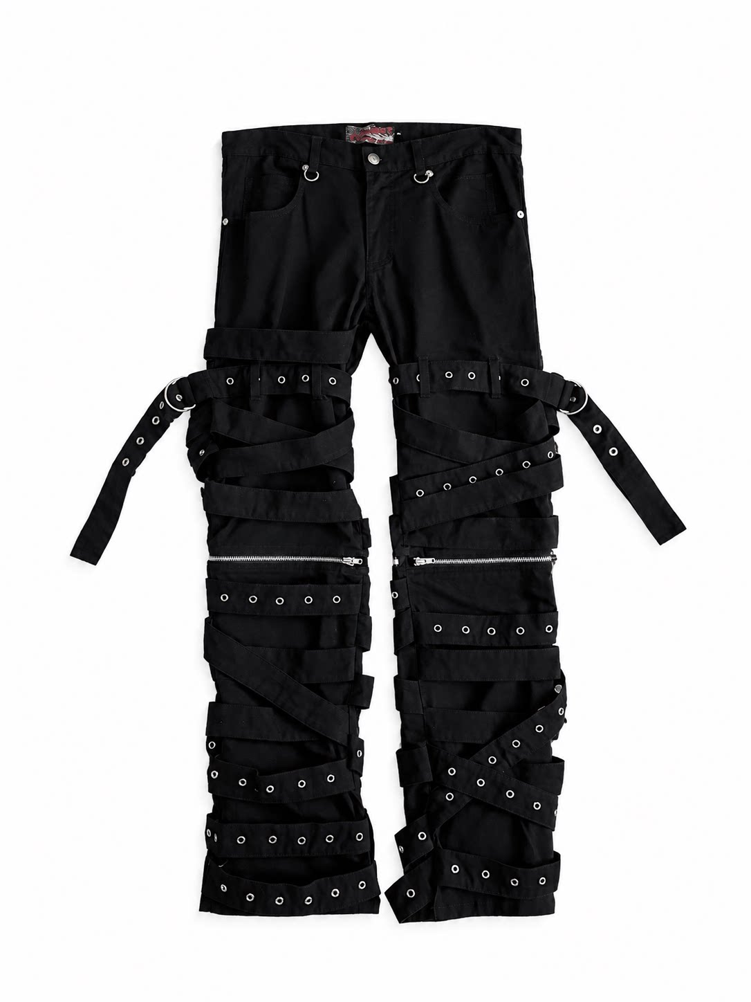 thumbnail for [Restocking] H.naoto 2-way bandage flare pants Bandage pants