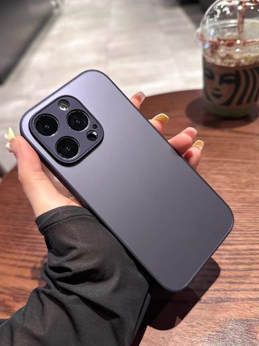 适用小米13手机壳14磨砂玻璃简约