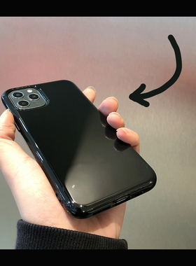 简约纯黑色适用13小米mix4手机壳10s果冻11ultra亮面8软壳9pro硅胶