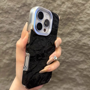皮纹不沾指纹丝绒纯黑色14适用oppoReno13/12pro手机壳reno9高级感11/10秋冬绒布肤感全包软大孔硅胶保护套女