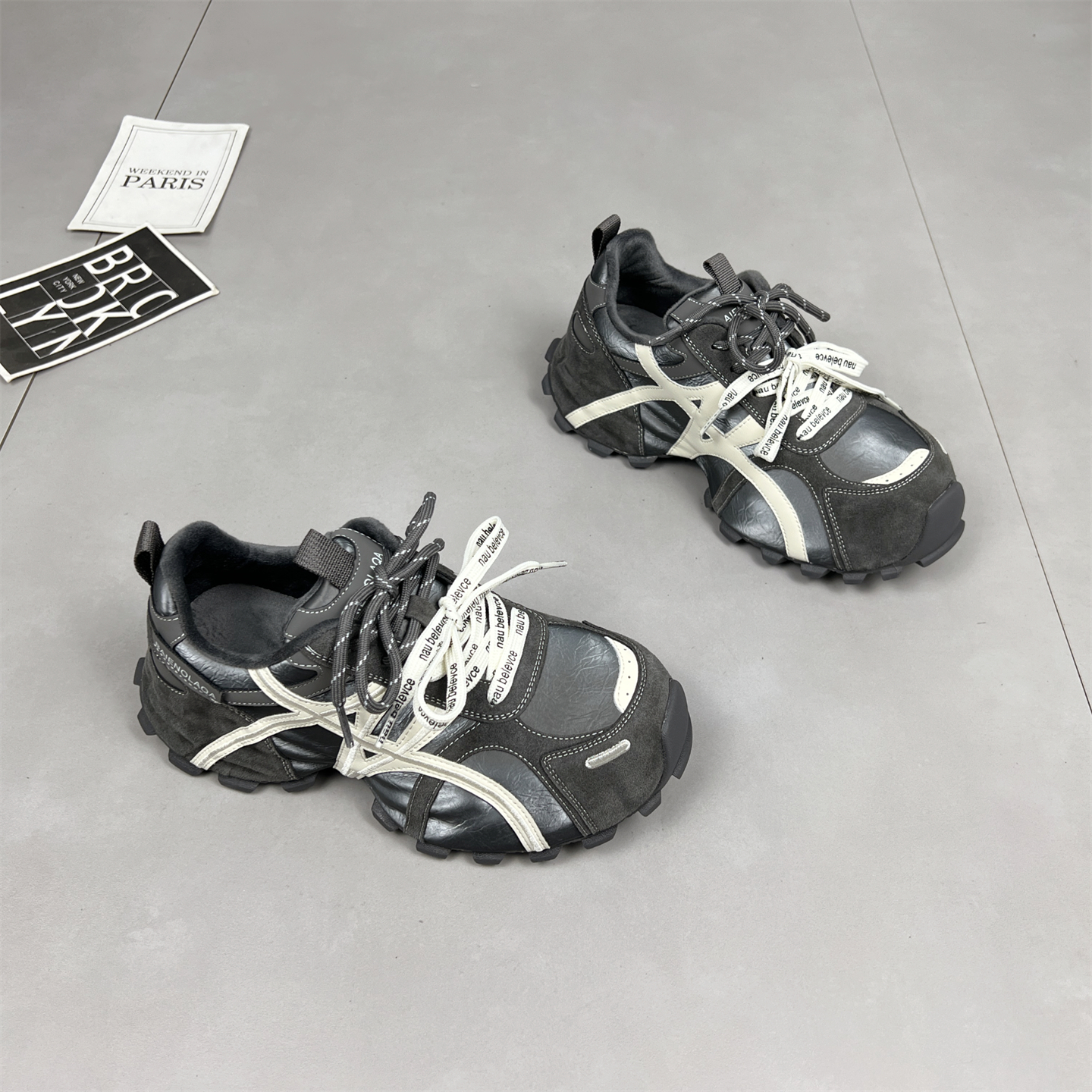 加绒保暖百搭增高厚底运动休闲鞋