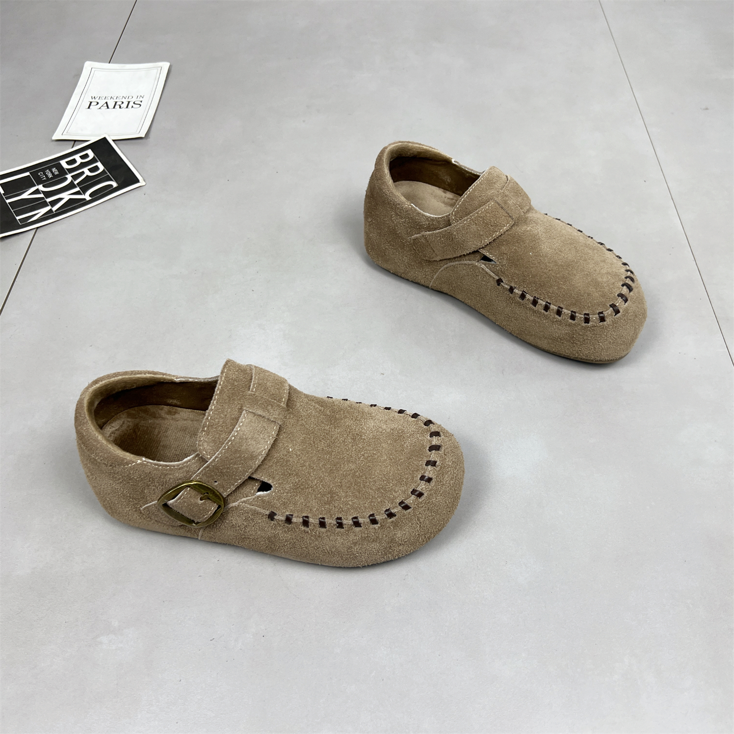 女英伦风内增高百搭休闲乐福鞋女