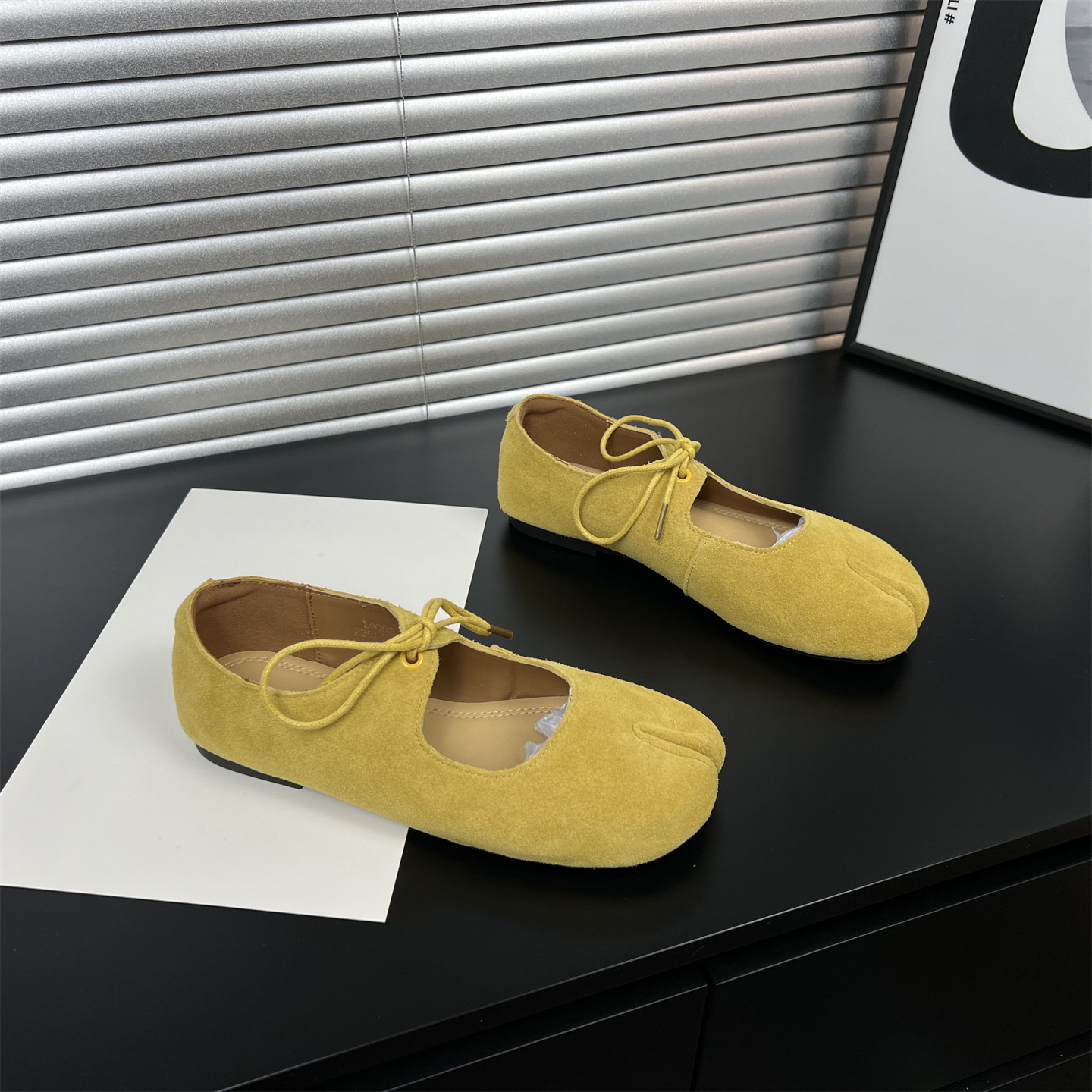 复古风~真皮法式芭蕾舞鞋女2026春新款韩版系带浅口平底玛丽珍鞋,女鞋,时尚芭蕾鞋,淘宝优惠券,粉丝福利购,淘宝优惠卷