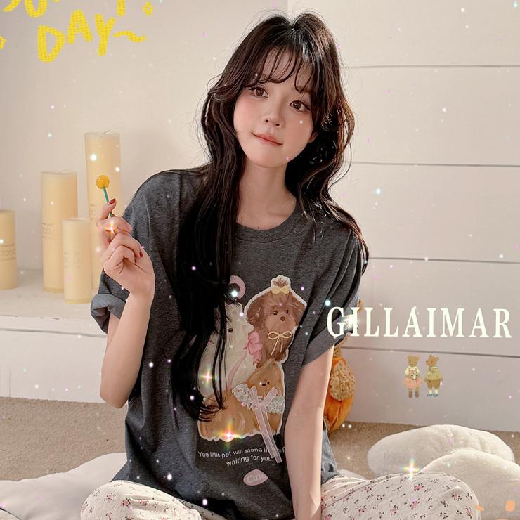 短袖睡衣女GillAimar原版家居服