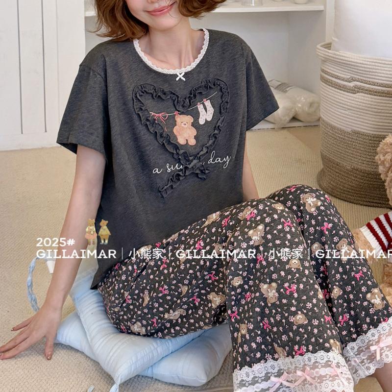 GillAimar夏季蕾丝花边睡衣