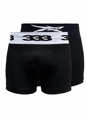 [PCCVISION] PVN&333五色高腰logo图案冰棉速干透气黑色平角内裤