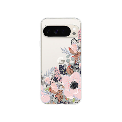 唯美花鸟适用于谷歌pixel10proXL/9pro透明手机壳Google Pixel 10A/9A花朵9pro XL彩绘7Pro/8A花卉6A软壳8pro
