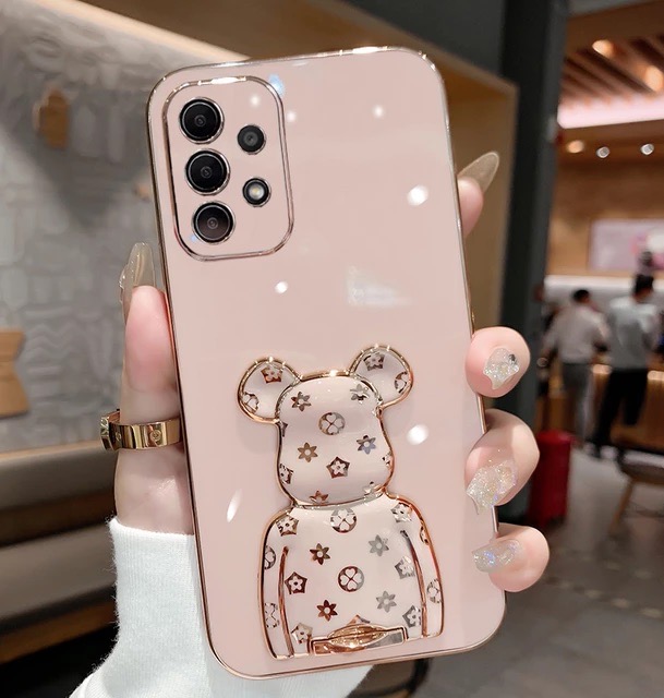 适用于三星S25ultra/S24/S23/S22/S21手机壳A56/A55/A36/A17/A16暴力熊支架note20ultra软壳s21fe/s23+/s24fe