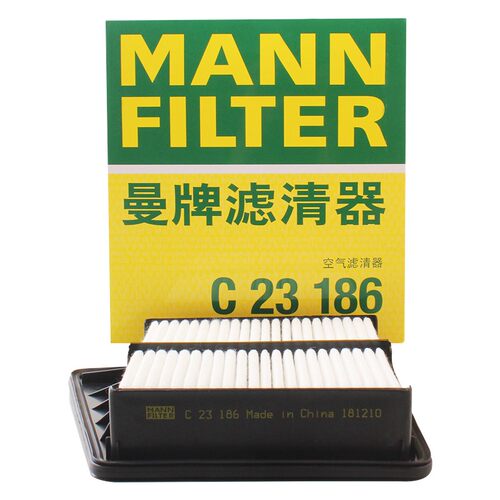 曼牌滤清器C23186空气格滤清器滤芯适用本田思铂睿雅阁2.0L