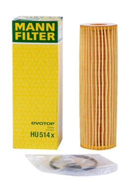 曼牌滤清器HU514X机油格滤芯适用奔驰C200 CLK200 E200 SLK200