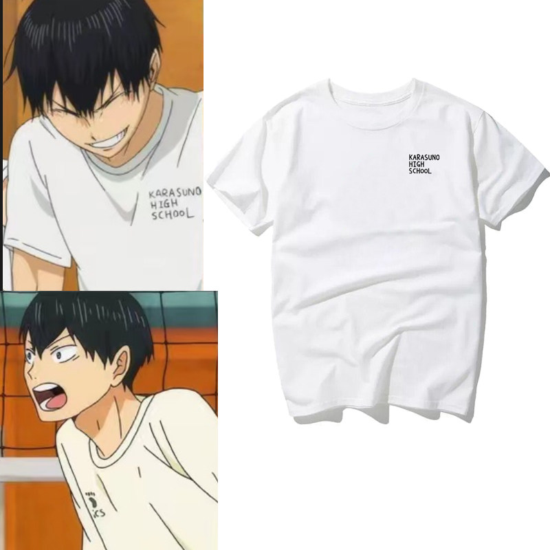 排球少年短袖cos衣服纯棉T恤乌野队服周边二次元及川彻青叶城同款