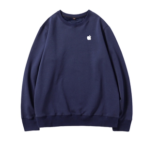 苹果卫衣工作服长袖手机店秋冬工装可定制logo印字订制diy衣服