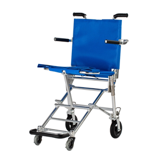 中进轮椅207可登机日本坐垫折叠轻便超轻航太铝合金老人旅行代步