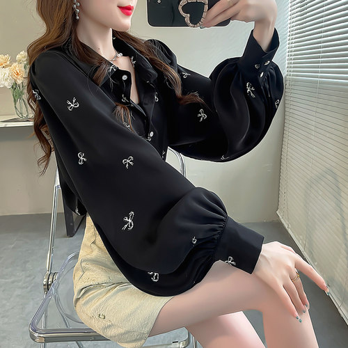 法式小众高级感上衣气质时尚印花