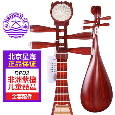 北京星海儿童琵琶DP02非洲紫檀木儿童学生教学考级初学入门琵琶琴