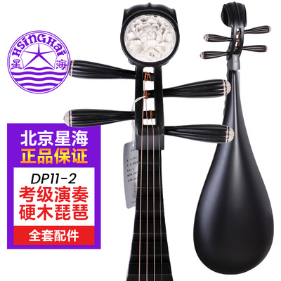 北京星海硬木琵琶DP11-2成人儿童教学考级初学入门实木琵琶乐器