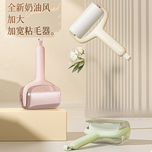 粘毛器滚筒可撕式纸衣服沾尘除头发神器家用床上去黏灰刷替换卷纸