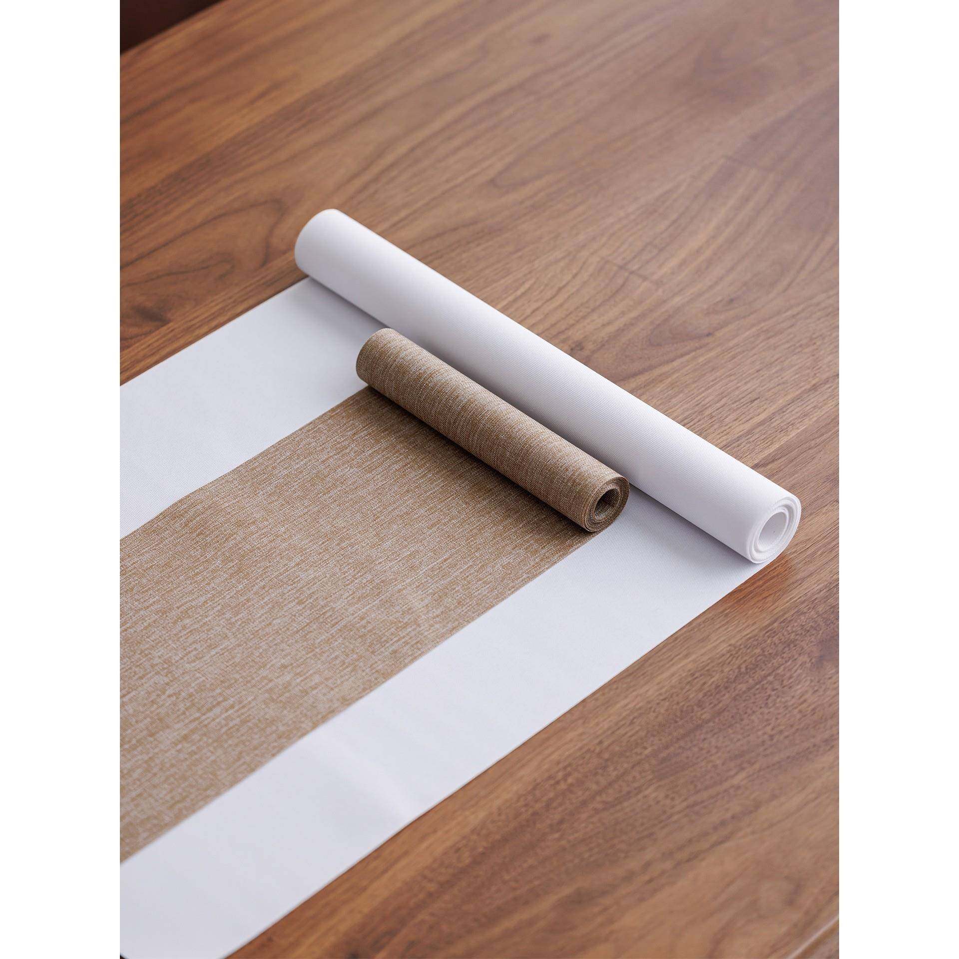 棉麻防水茶席简约现代家用新中式轻奢高端禅意壶承桌旗垫布茶桌