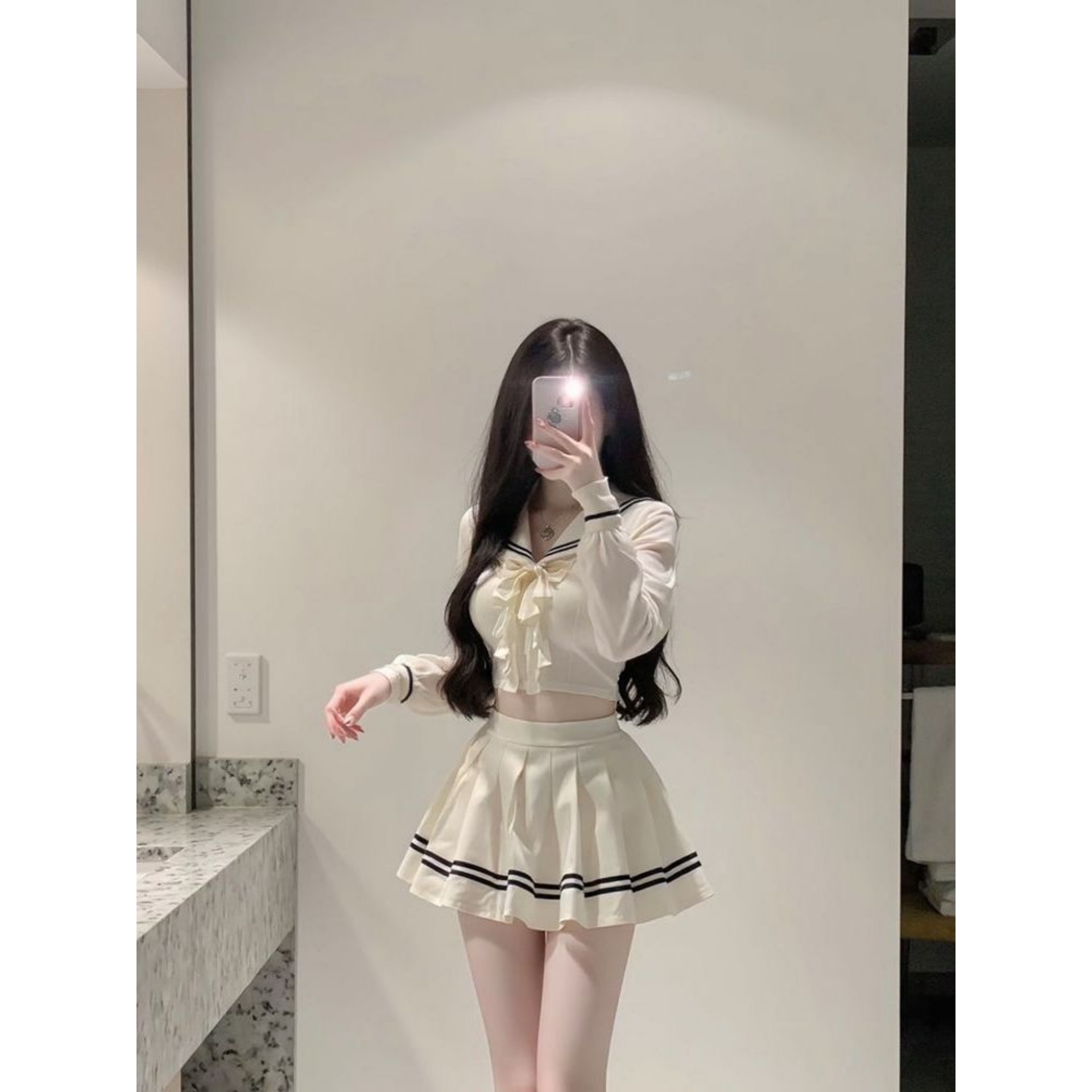 学院风jk制服套装长袖上衣女学生