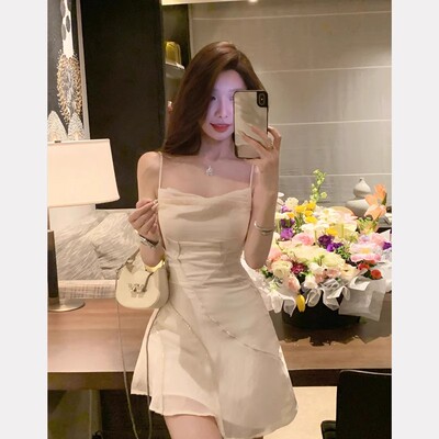 新款设计感小众收腰显瘦a字短裙