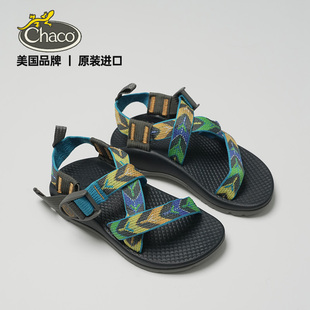 Chaco 儿童凉鞋 清仓 户外沙滩登山水上防滑鞋 足弓支撑溯溪凉鞋