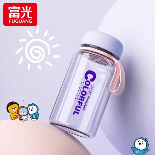 富光塑料水杯女户外防摔运动便携