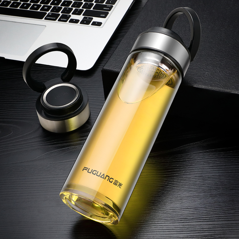 便携玻璃杯富光便携单层