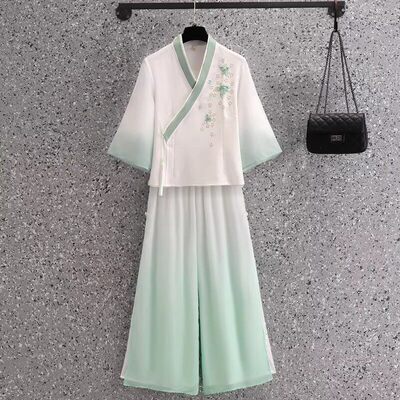 唐装中式汉服技师工作服
