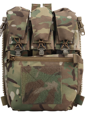 FCPC V5背心YKK10号拉链通用背板包拓展收纳包战术补充迷彩户外