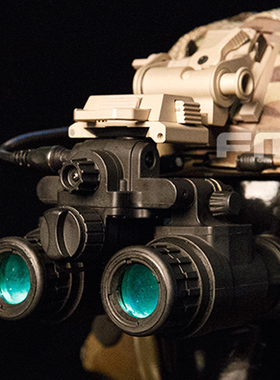 FMA 新品 双目双筒夜视仪无功能/发光版本模型 AN/PVS31影视道具