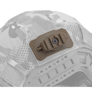 WST通用头盔战术头灯夜视仪可旋转底座适配器电筒皮卡丁夹具配件