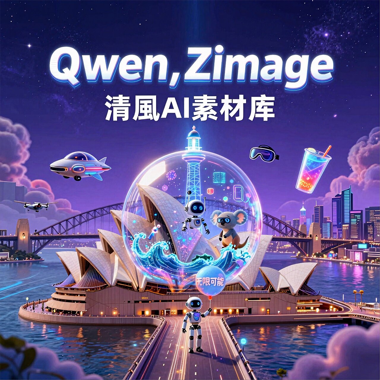 全新的Comfyui整合包Qwen+Zimage批量文生图反推修图溶图改图扩图图片