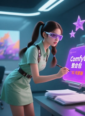 Comfyui高级整合包10月4日更新满血版，支持50系及以下显卡工作流