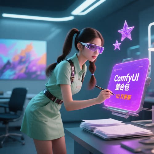 Comfyui高级整合包10月4日更新满血版，支持50系及以下显卡工作流