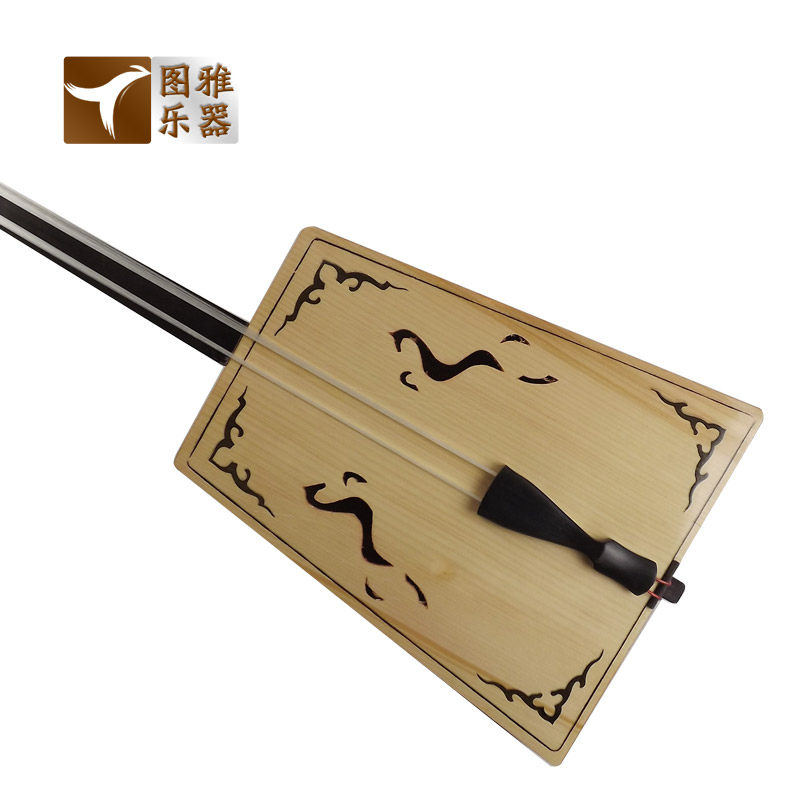 蒙古族马头琴乐器乌黑檀木材质指板厂家促销赠琴包松香琴码梵巢牌