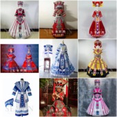 租土家族壮族畲族苗族盛装 出租独唱演出服租赁56个少数民族服饰