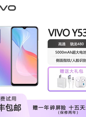 vivo y53s 新品全网通5G 骁龙480 6.58英寸大屏幕大内存智能手机