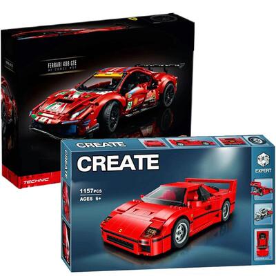 10248赛车F40红色法拉利488GTE