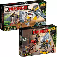 Ninjago 70609 Big Flying Fish Bomber 70629 Piranha Attack Assembly Chinese Educational Building Blocks
