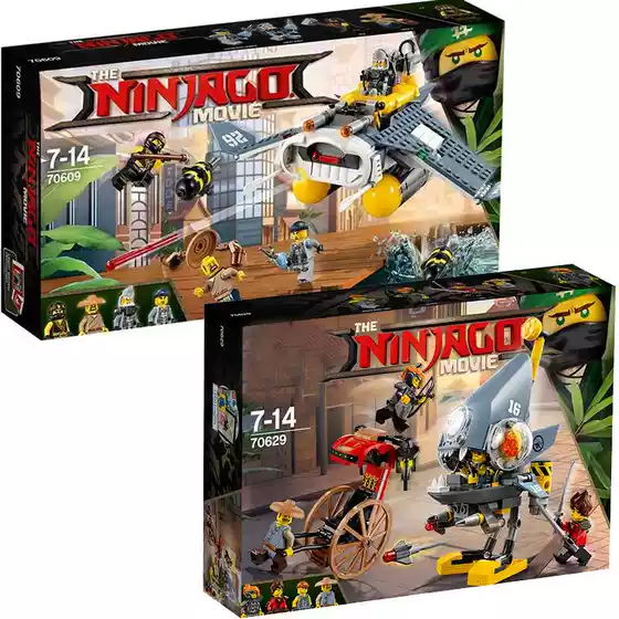 Ninjago 70609 Big Flying Fish Bomber 70629 Piranha Attack Assembly Chinese Educational Building Blocks