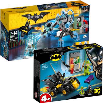 蝙蝠侠大电影急冻人冰雪攻击积木