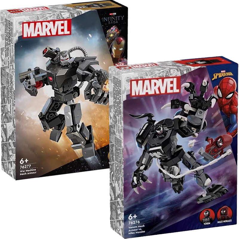 超级英雄76277战争机器76276毒液机甲大战儿童益智拼装中国积木男