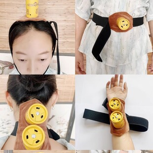 长绑带松紧带艾灸器全身通用腰腹部头顶胳膊腿艾灸盒随身灸可调温