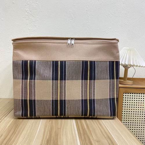 【55X40X40高】英伦宝利格拉链款（带盖带钢圈）微瑕一百升收纳筐