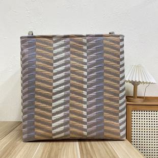 加厚100L千禧格大容量可折叠束口防潮棉被收纳筐 50X40X50高