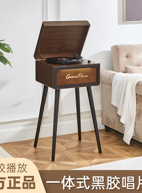 复古黑胶留声机蓝牙USB音箱