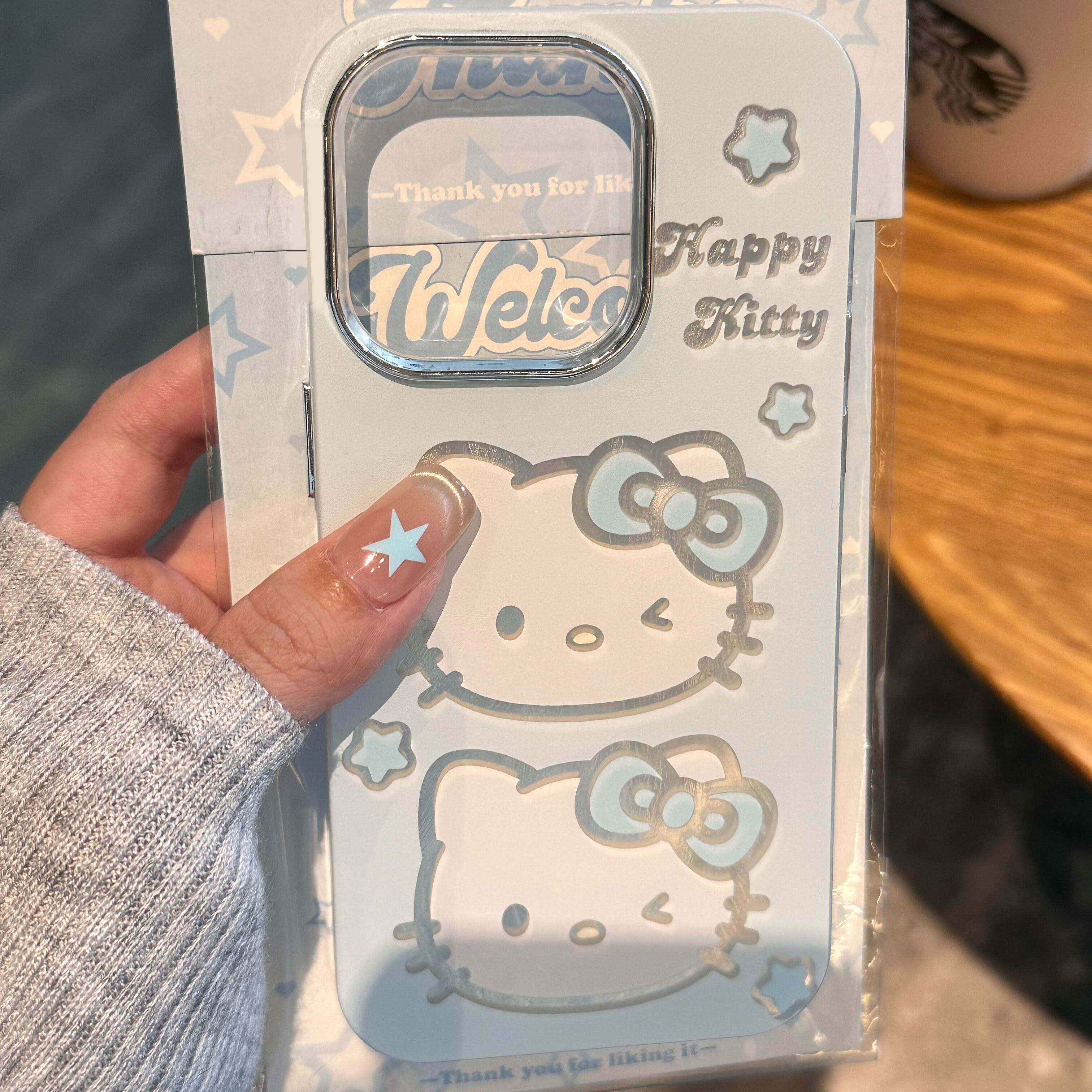 可爱两只Kitty猫~适用苹果15promax手机壳iphone14新款14promax女款13卡通12日系11动画xs高级感xr创意78plus