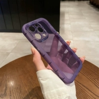 Apple, совместимый iPhone 14, темно-фиолетовый сиреневый чехол для телефона, объектив, iPhone14 Pro, защитный чехол подходит для мужчин и женщин, легкий роскошный стиль, 14promax, iphone, популярно в интернете, изысканный стиль, 12, защита при падении, для влюбленных