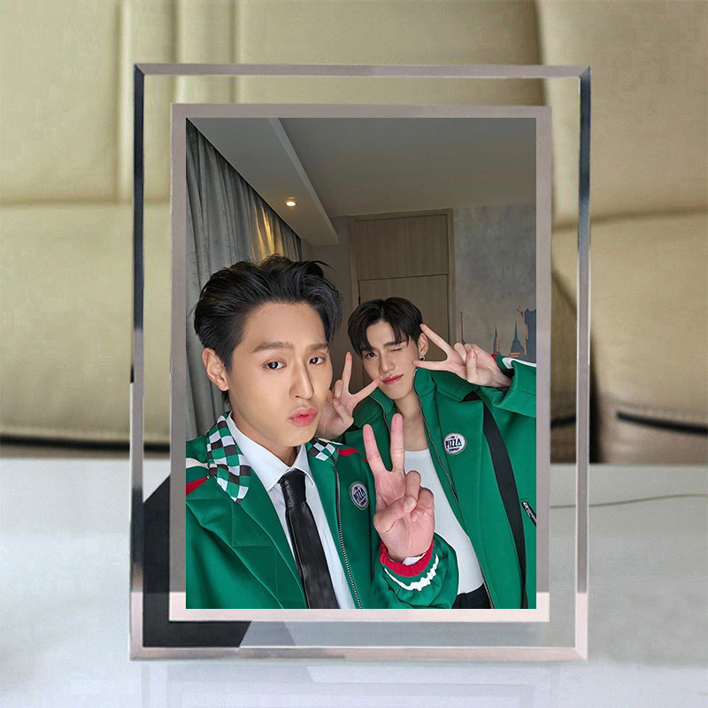 bkpp马群耀林祎凯Billkin水晶相框应援周边玻璃摆台摆件生日礼物