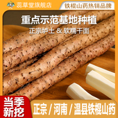 正宗河南焦作铁棍山药官方旗舰店温县垆土怀山铁杆淮山中药材5斤